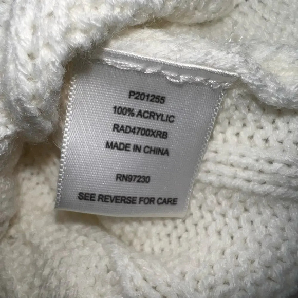 Almost famous 3X cable Knit zip mock neck, cut out chest long sleeve sweater NEW - Picture 10 of 11